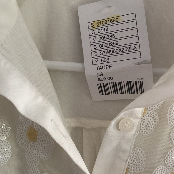 NEW WITH TAGS Urban Outfitters Daisy Sequin Tank Top - Picture 3 of 5